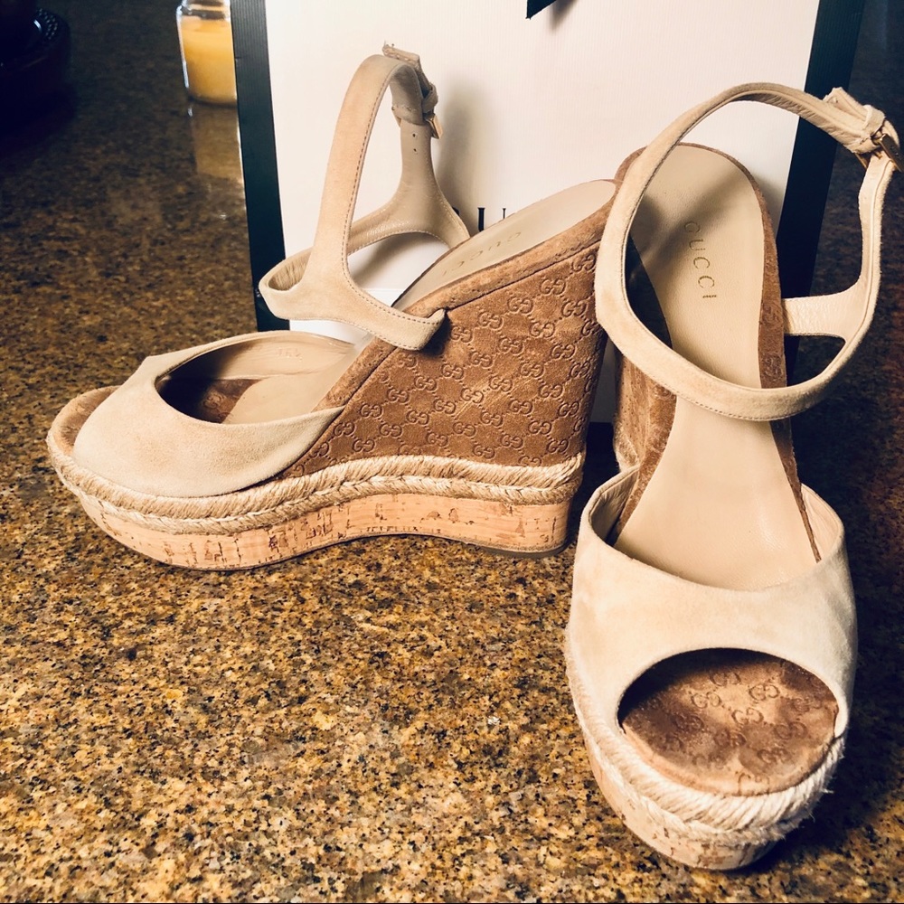 Gucci wedges
